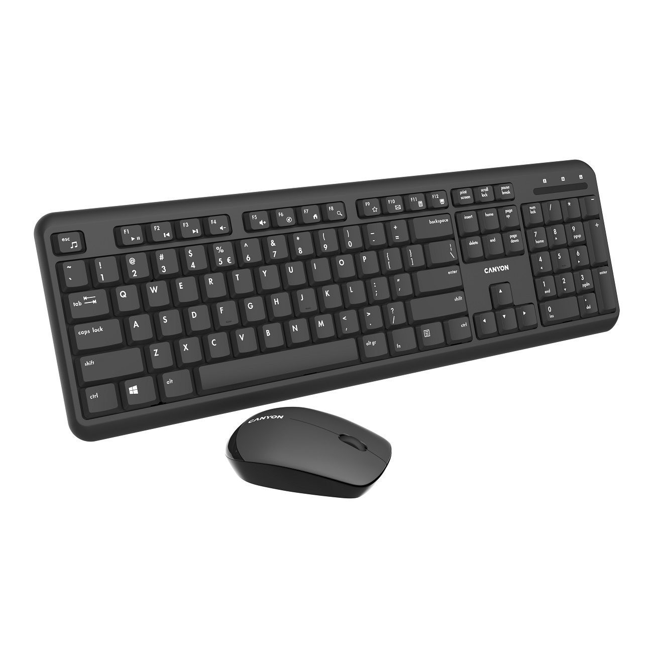Беспроводной комплект клавиатура+мышь Canyon CNS-HSETW02-RU