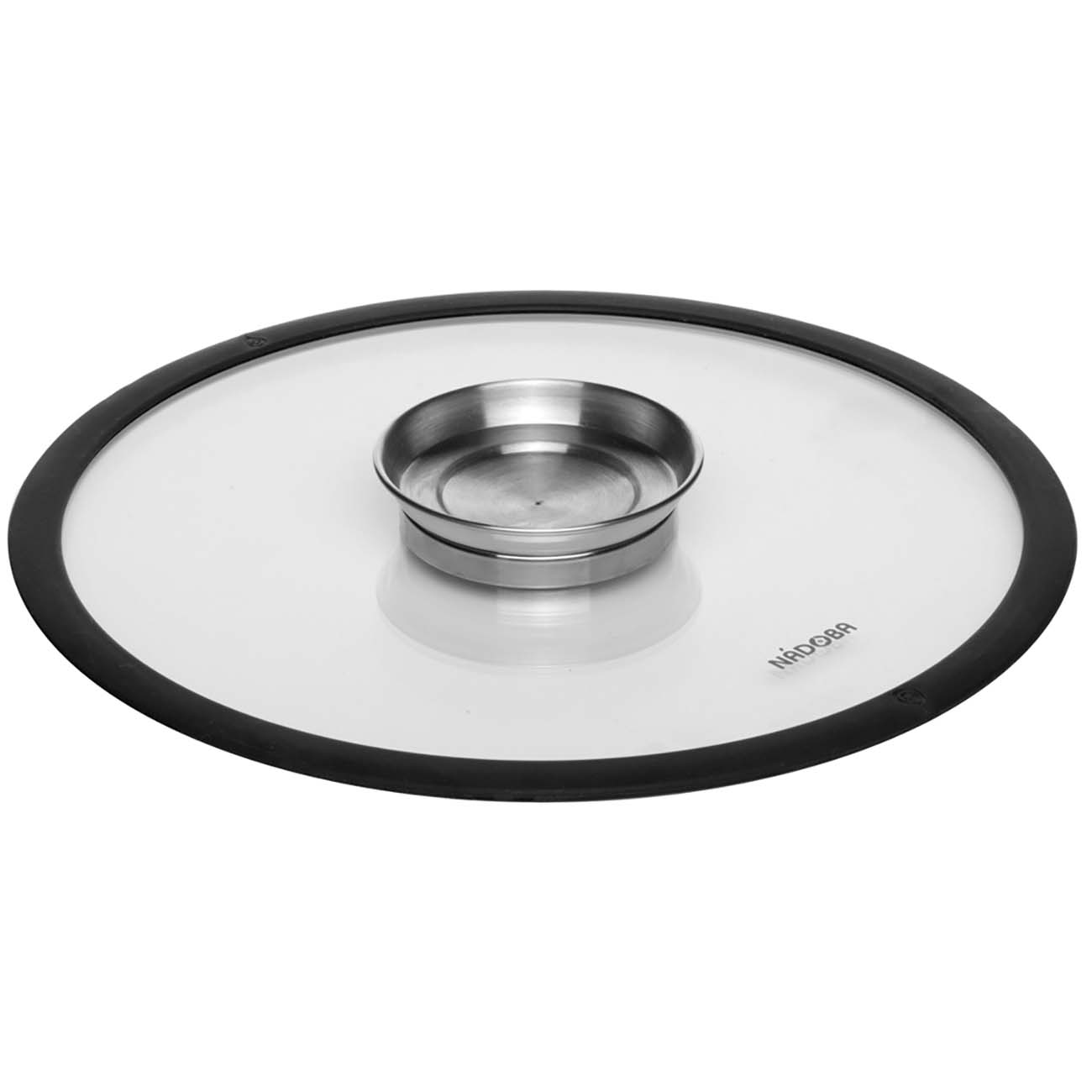 Крышка Nadoba Nata 28см, стекло, силиконовый обод (751511)