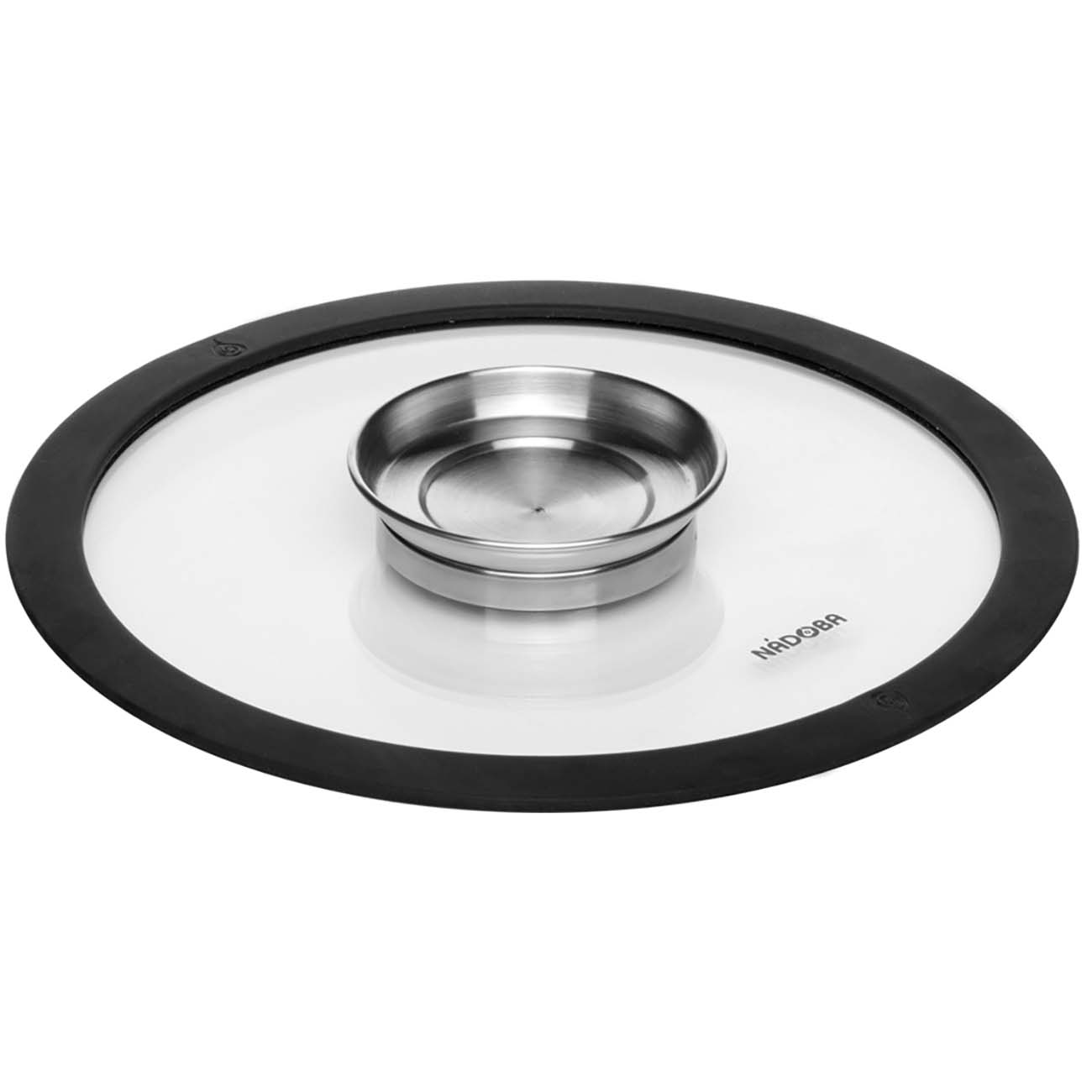 Крышка Nadoba Nata 24см, стекло, силиконовый обод (751513)