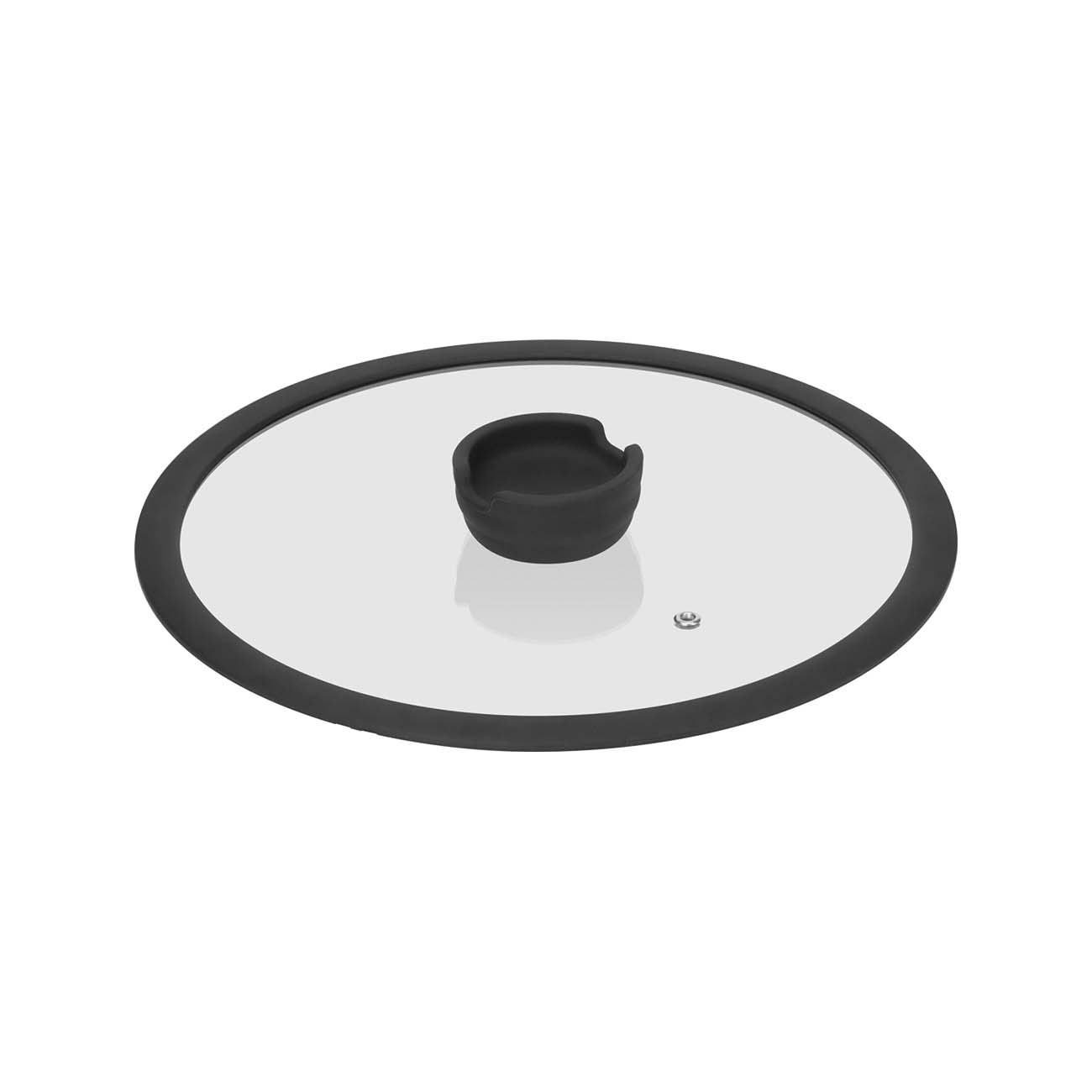 Крышка Nadoba Fina 28см, стекло, силиконовый обод (751011)