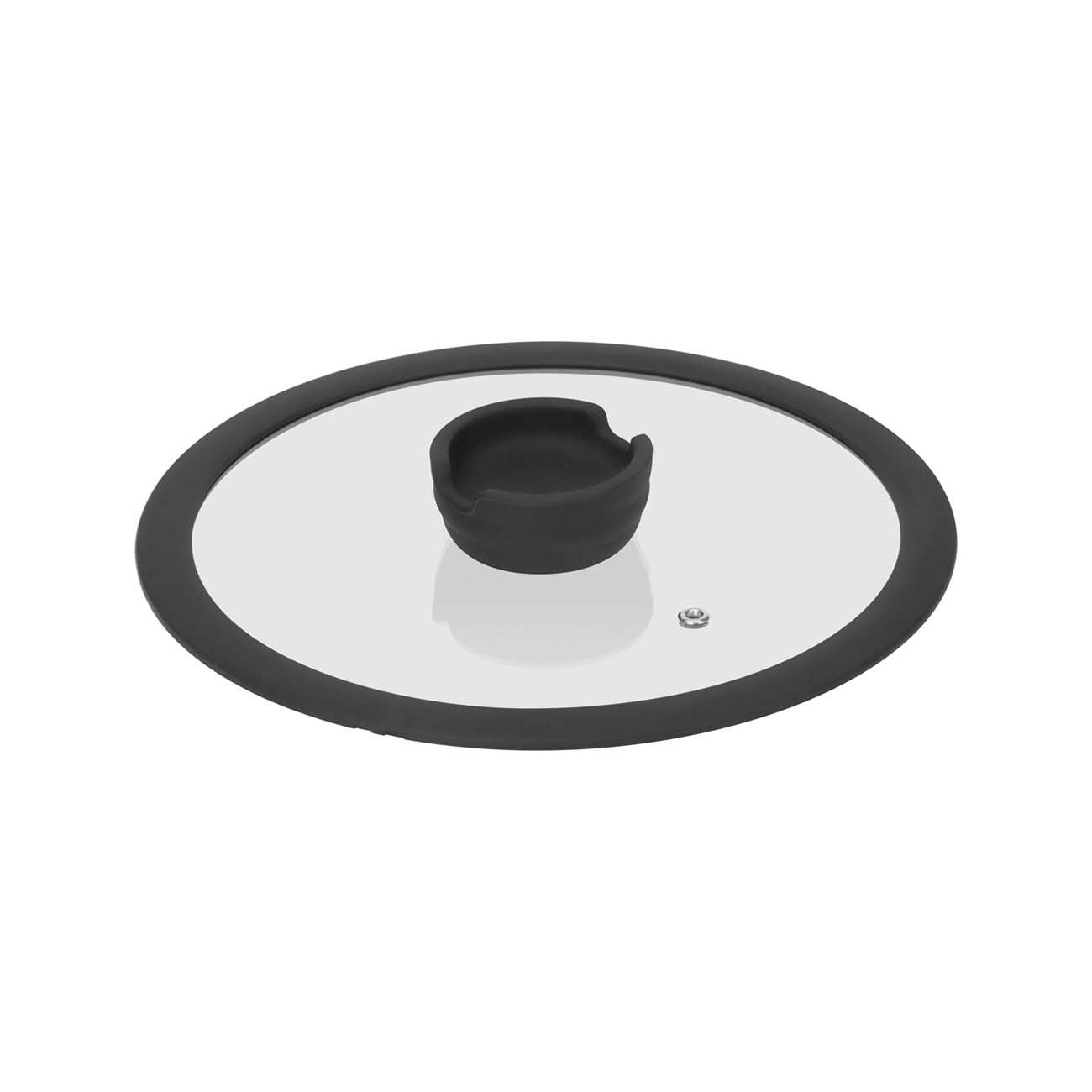 Крышка Nadoba Fina 24см, стекло, силиконовый обод (751013)