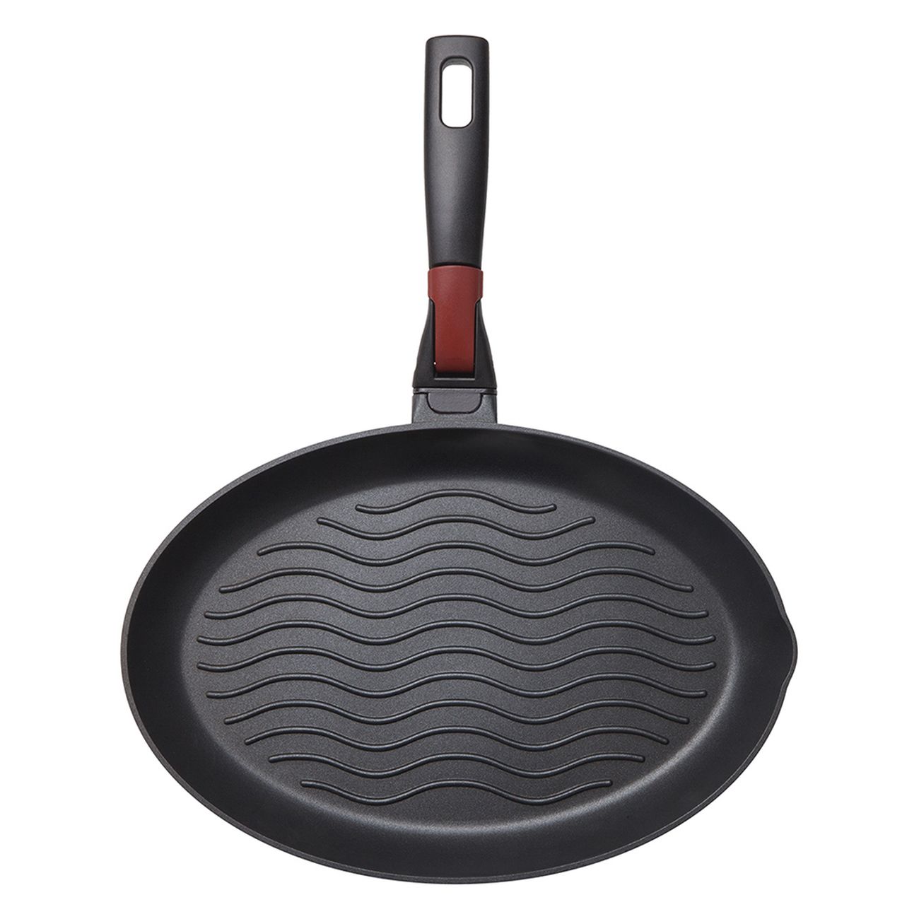 Сковорода гриль Nadoba Vilma 34x23см, со съёмной ручкой (728223)