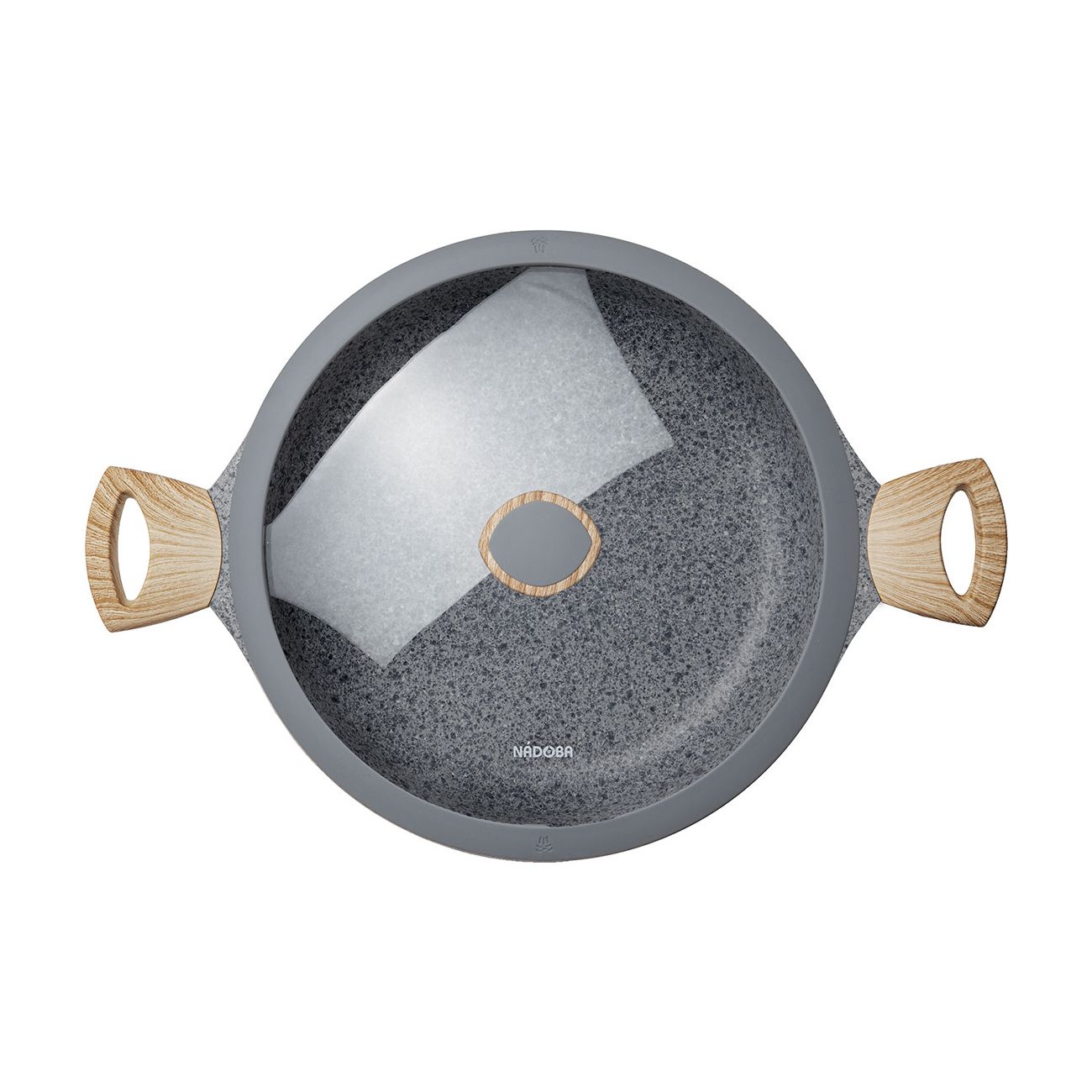 Сотейник Nadoba Mineralica 28см, с крышкой (728415)
