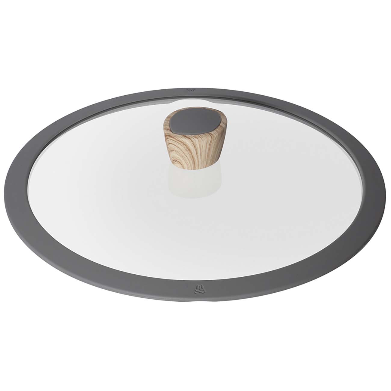 Крышка Nadoba Mineralica 28см, стекло, силиконовый обод(751211)