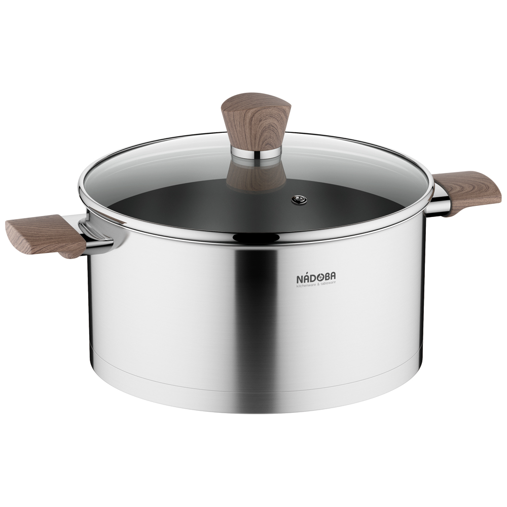 Кастрюля Nadoba Ludva 24см/5,3л, с крышкой (727011)