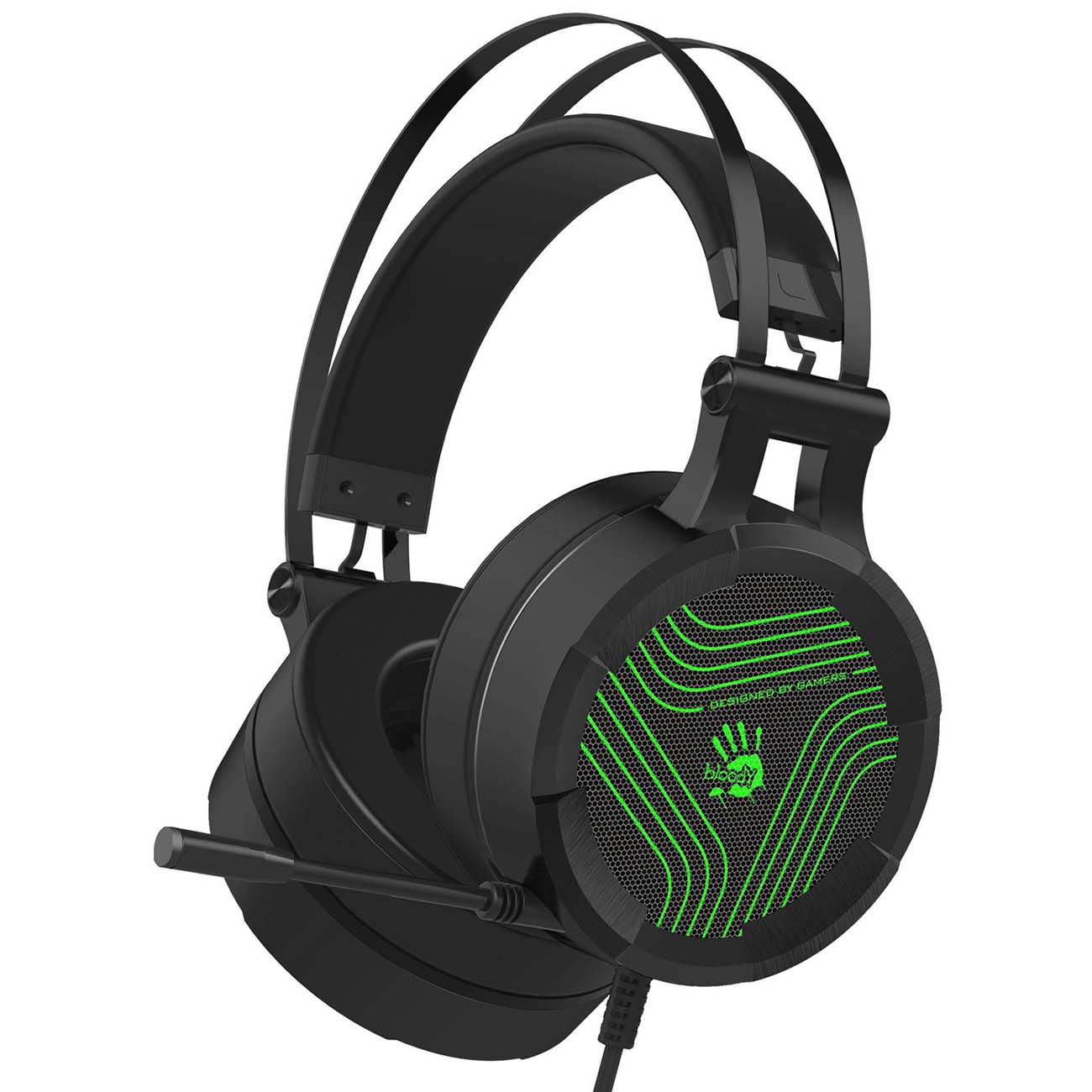 Игровые наушники A4Tech Bloody G530S Black/Green фото