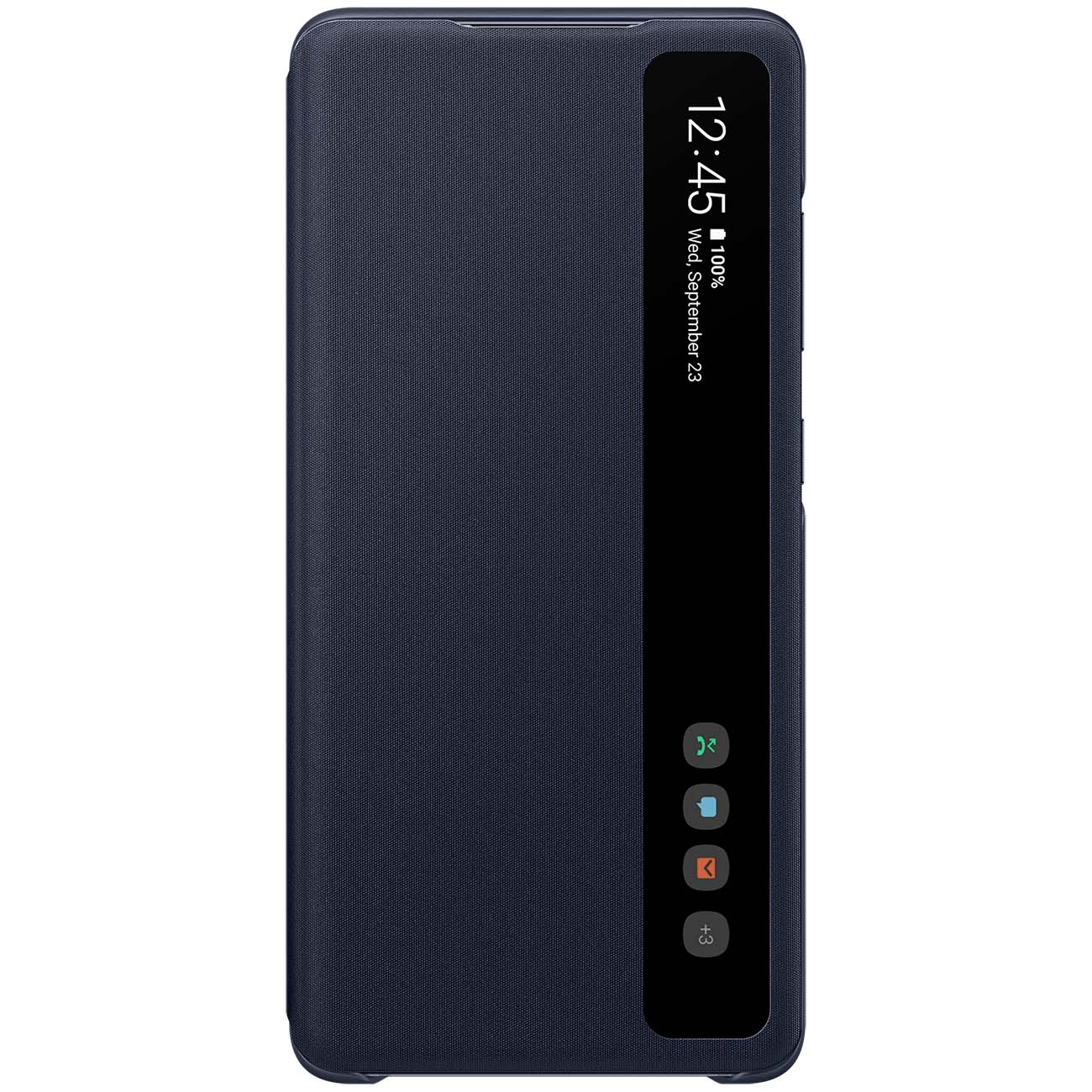 Чехол Samsung Smart ClearView Cover S20 FE темно-синий EF-ZG780