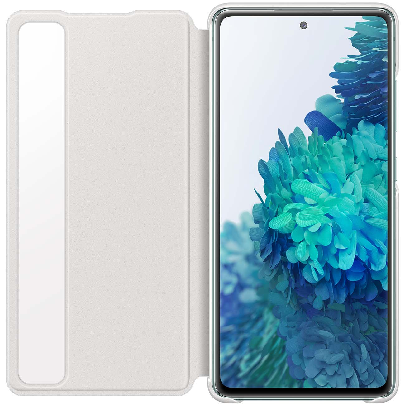 Чехол Samsung Smart Clear View Cover S20 FE белый (EF-ZG780)