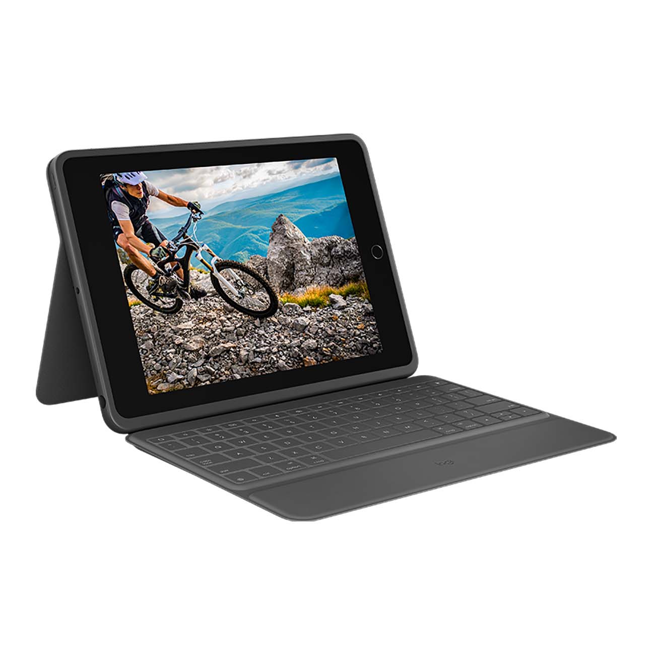 Чехол-клавиатура для iPad (7 поколения) Logitech Rugged Folio (920-009619)