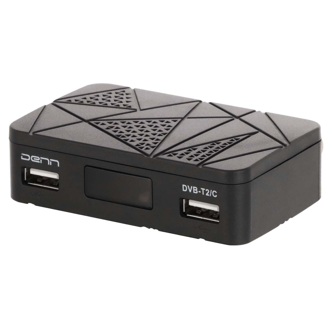 Приемник телевизионный DVB-T2 Denn DDT151