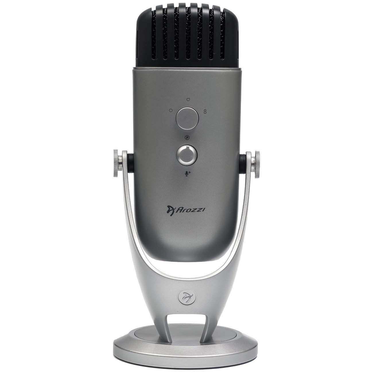 Игровой микрофон для компьютера Arozzi COLONNA серебристый