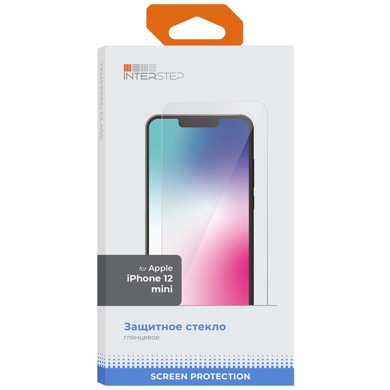 Защитное стекло InterStep iPhone 12 Mini (IS-TG-IPH012MIN-01IF00-MVGD03)
