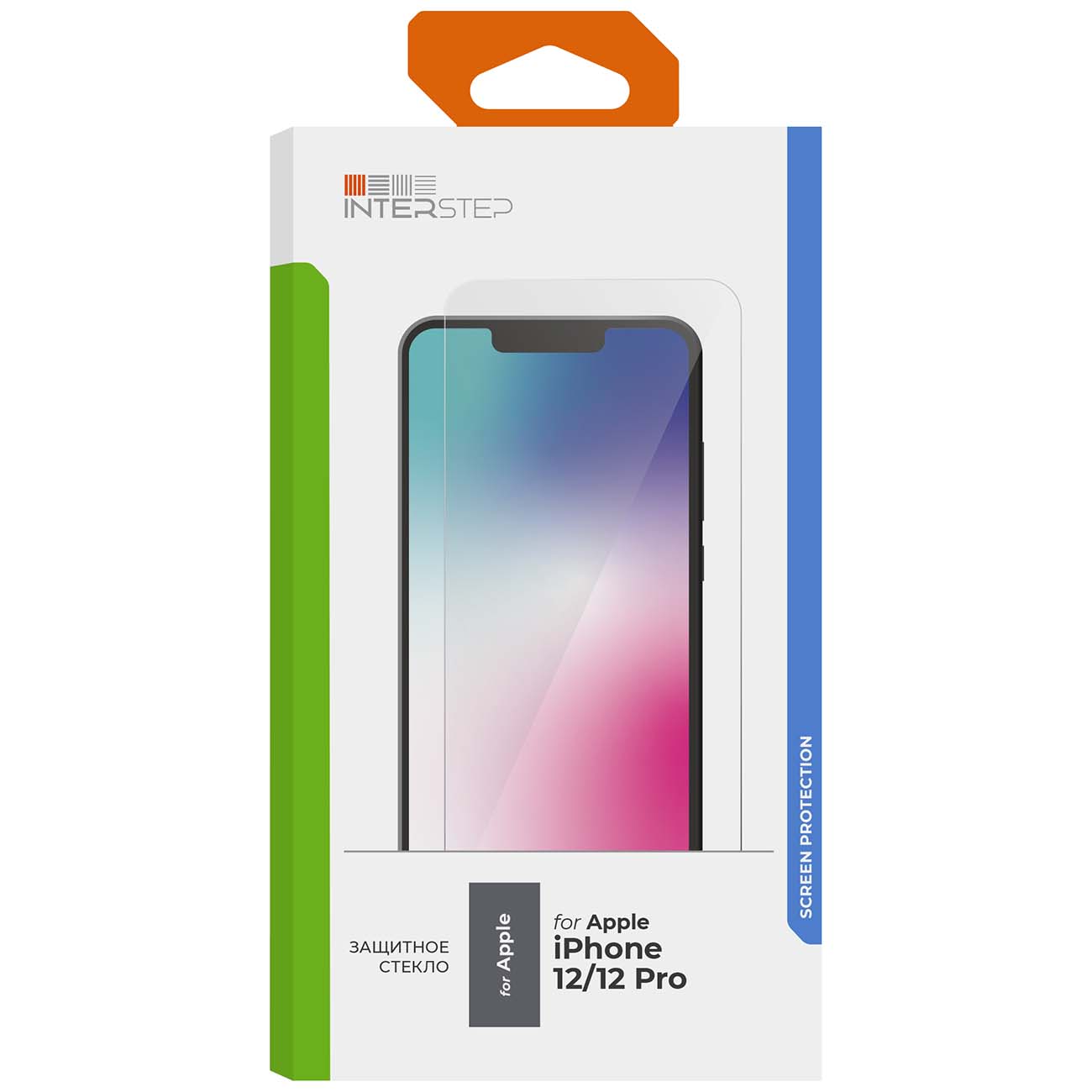 Защитное стекло InterStep iPhone 12/12 Pro (IS-TG-IPH012PRO-01IF00-ELGD03)