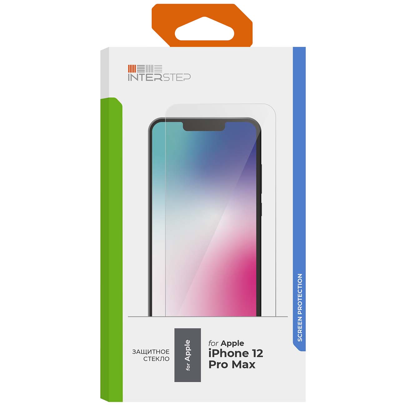Защитное стекло InterStep iPhone 12 Pro Max (IS-TG-IPH012PRM-01IF00-ELGD03)