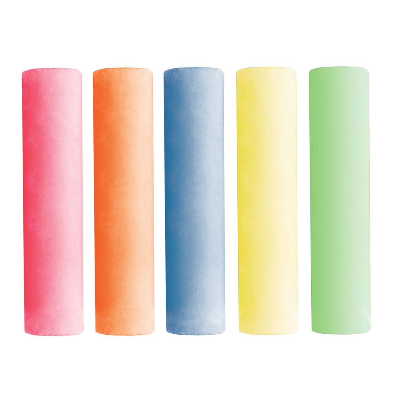 Мелки Brauberg 223557 20шт., круглый, цветные (рис.на асфальте)