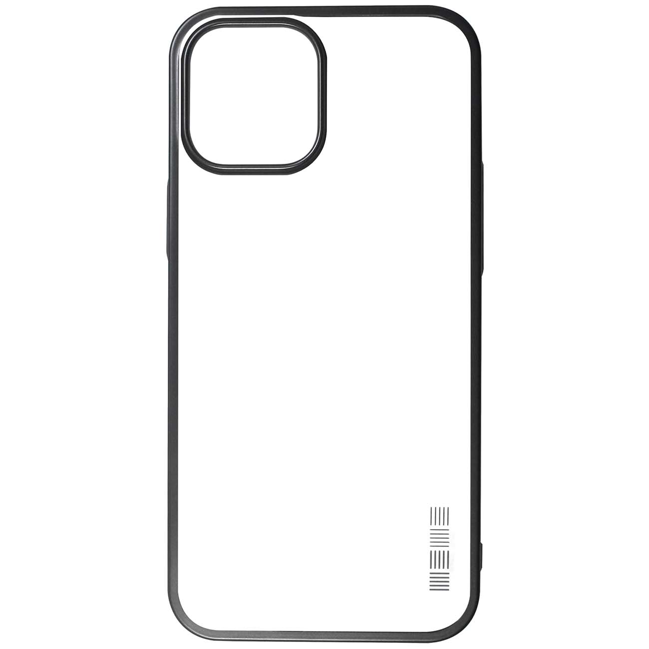 Чехол InterStep Decor NEW MAT EL iPhone 12 Pro Max Черный фото