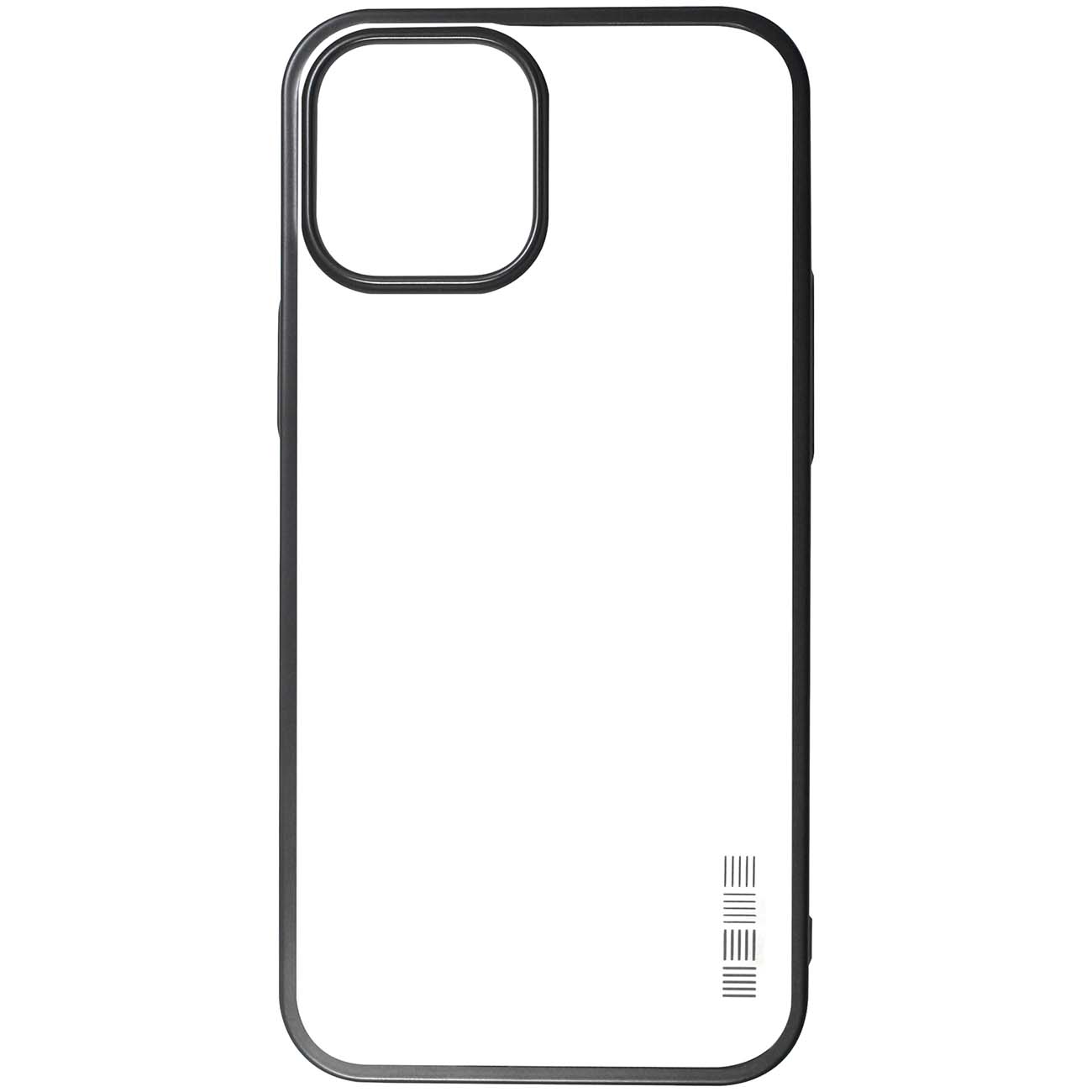Чехол InterStep DECOR NEW MAT iPhone 12 / 12 Pro Черный фото