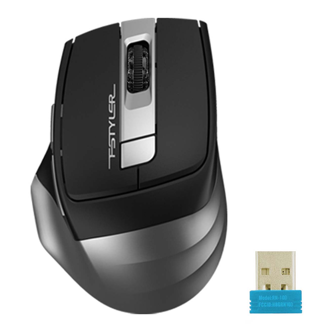 Мышь беспроводная A4Tech Fstyler FB35 Smoky серый