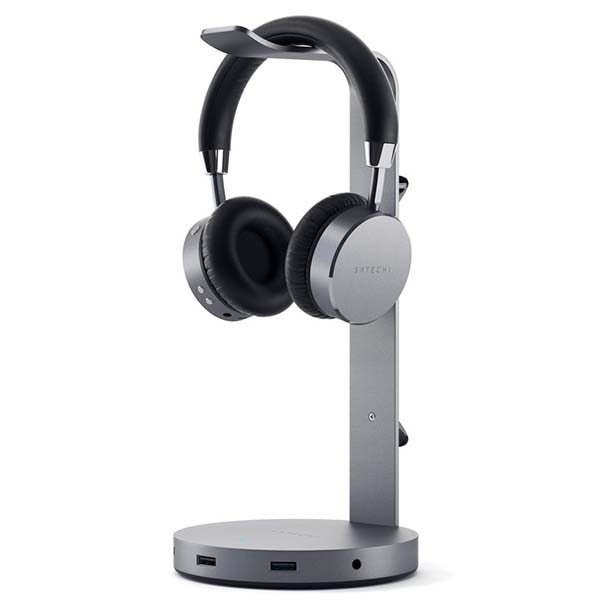 Подставка Satechi USB-C Headphone Stand Space Gray (ST-UCHSHM) фото