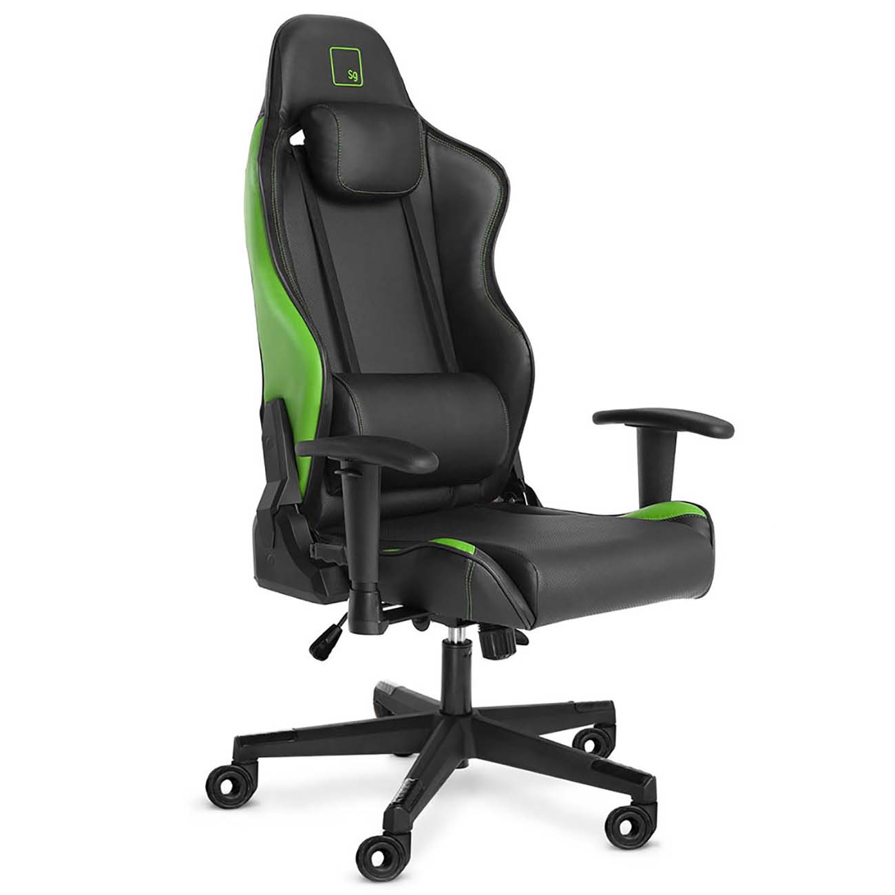 Кресло компьютерное игровое WARP SG-BGN фото
