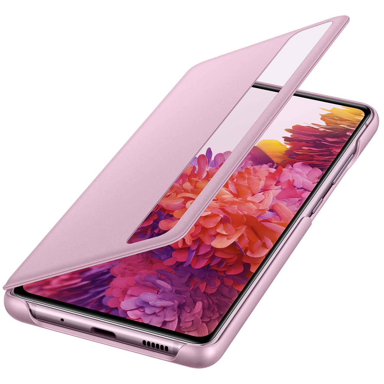 Чехол Samsung Smart Clear View Cover S20 FE лавандовый
