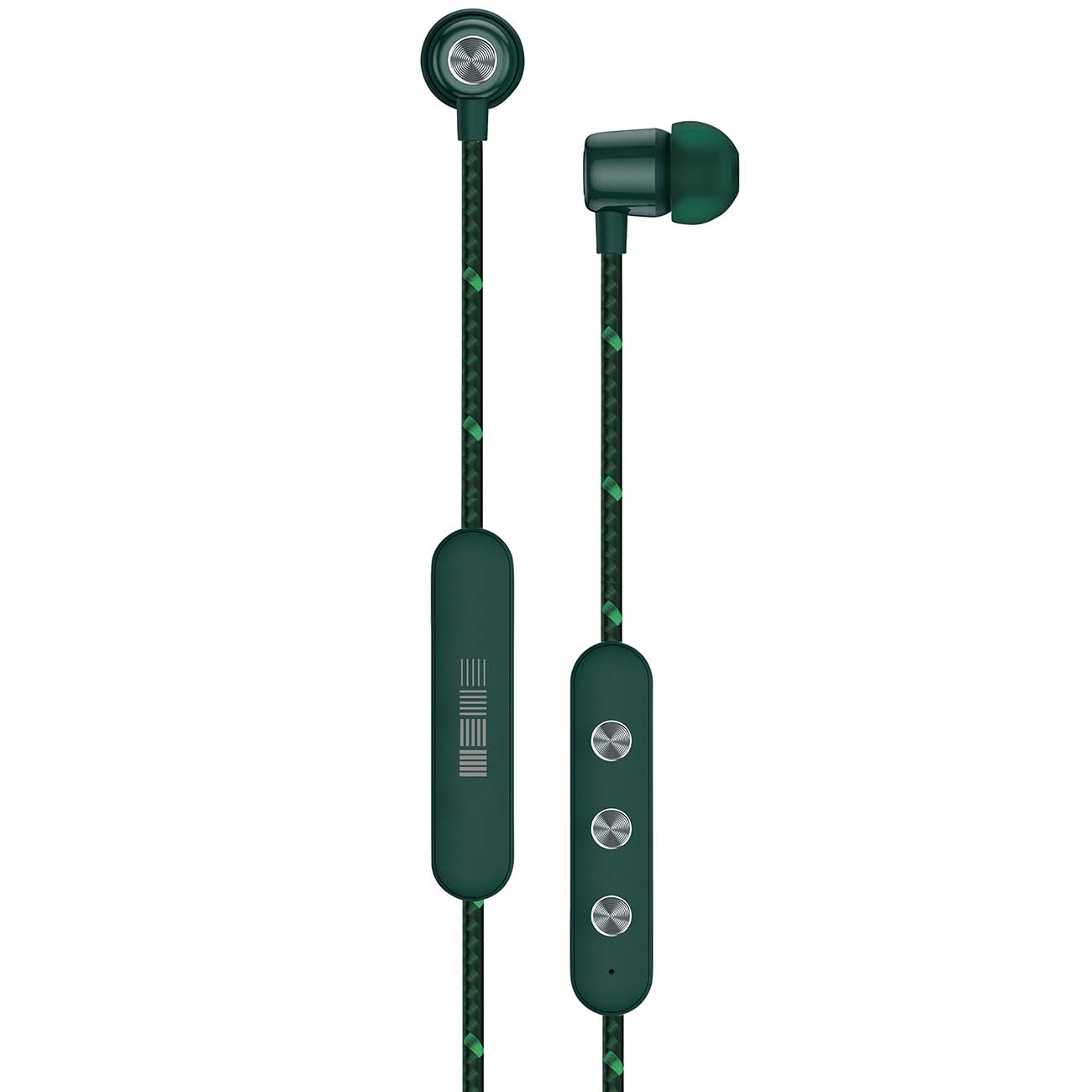 Наушники внутриканальные Bluetooth InterStep SBH-370 зелёные фото