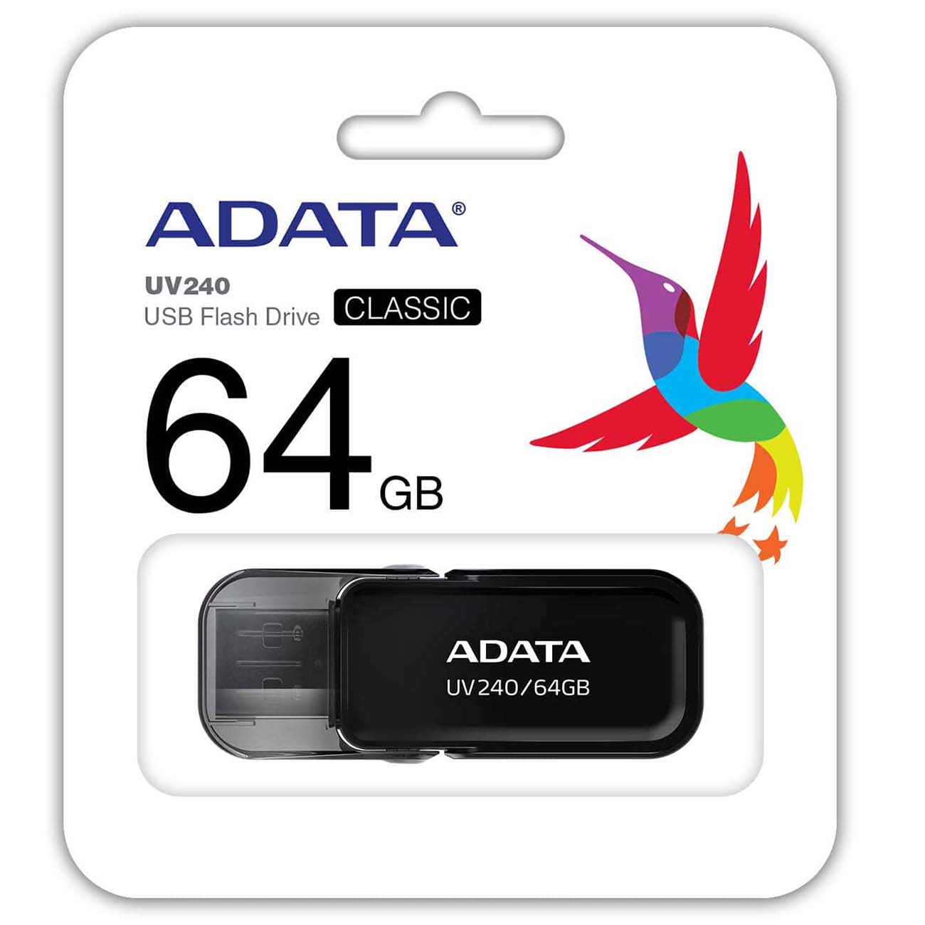 Флеш-диск ADATA UV240 32GB USB2.0 черный (AUV240-32G-RBK)