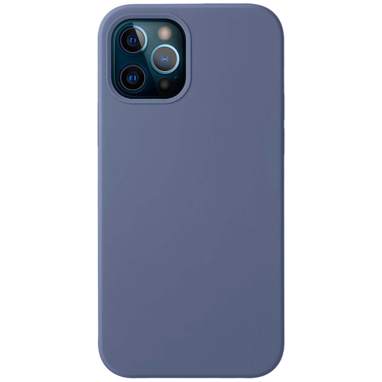 Чехол Deppa Liquid Silicone Pro iPhone 12 Pro/12 серо-лаванд. фото