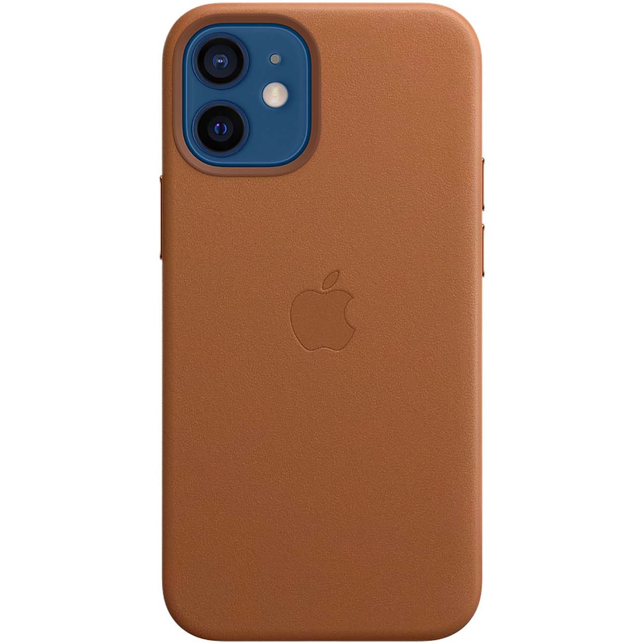 Чехол Apple iPhone 12 mini Leather MagSafe Saddle коричневый фото
