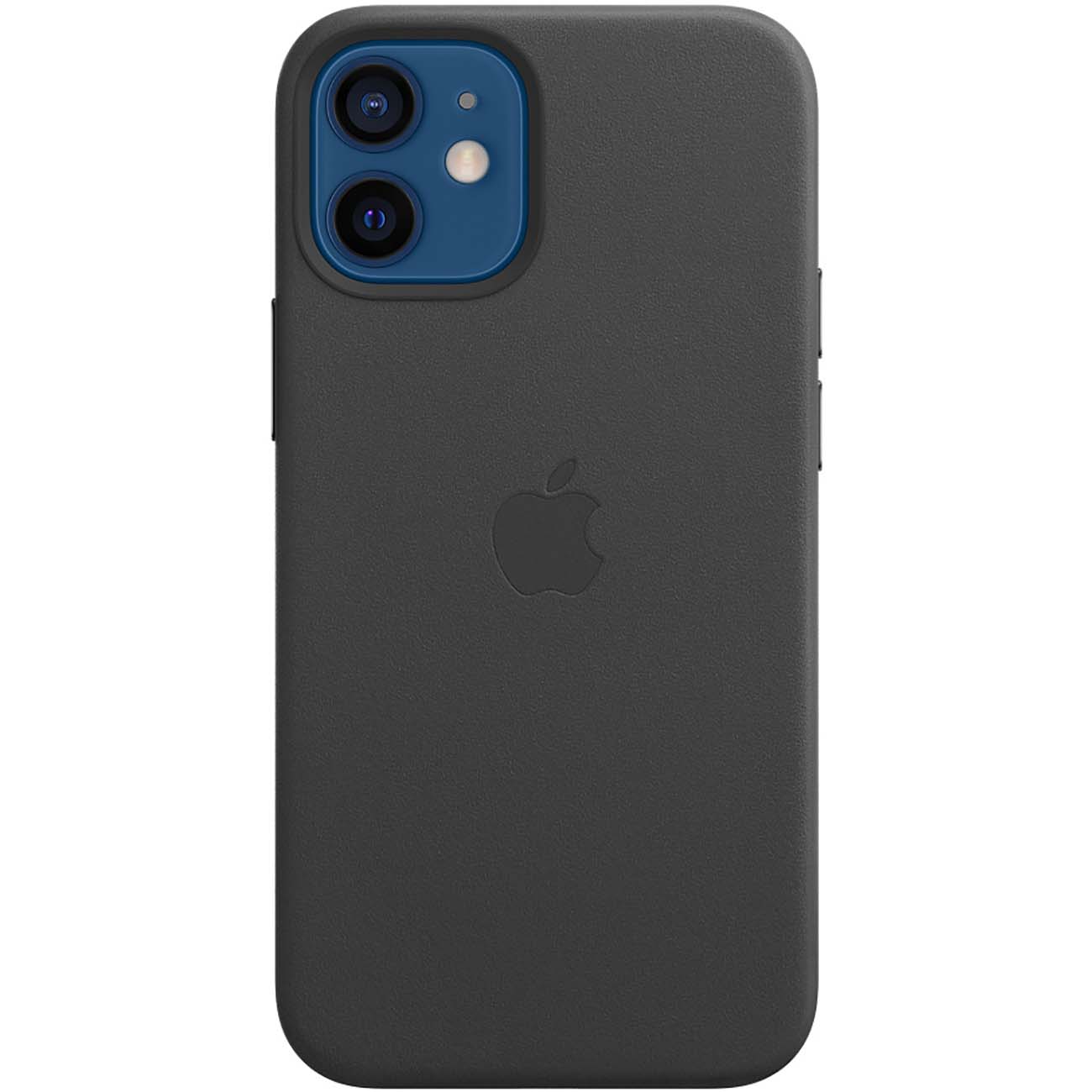 Чехол Apple iPhone 12 mini Leather MagSafe черный