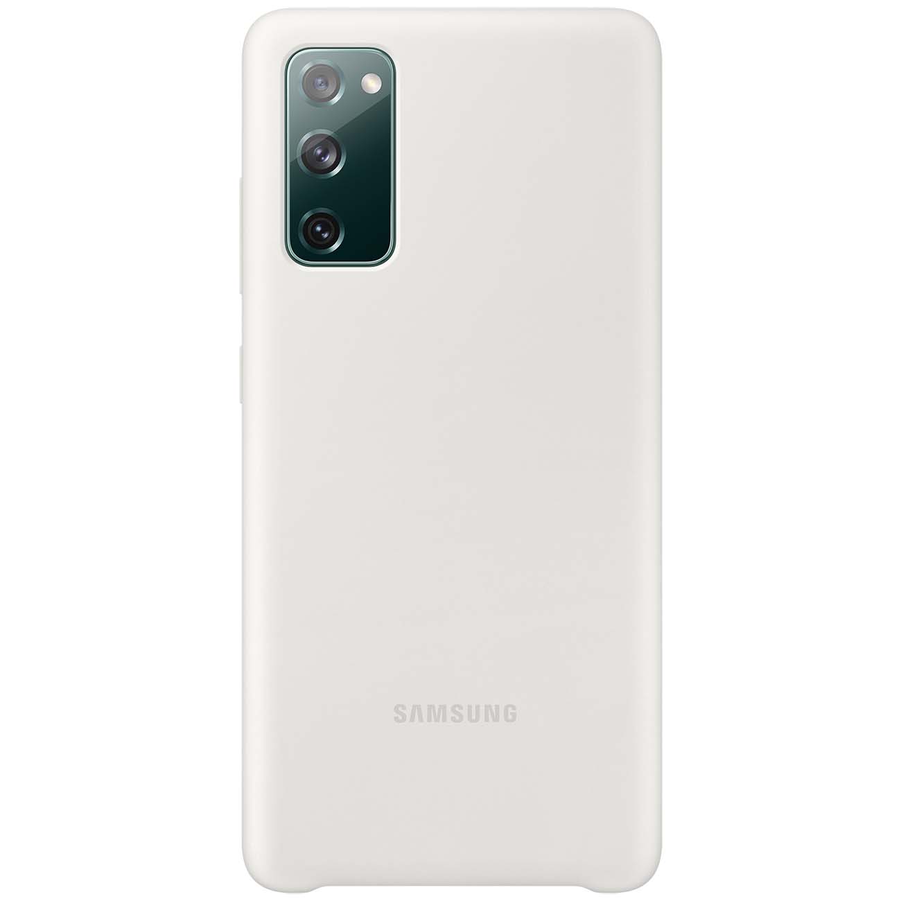 Чехол Samsung Silicone Cover S20 FE White (EF-PG780)