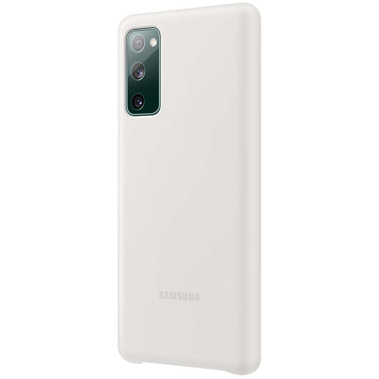 Чехол Samsung Silicone Cover S20 FE White (EF-PG780)