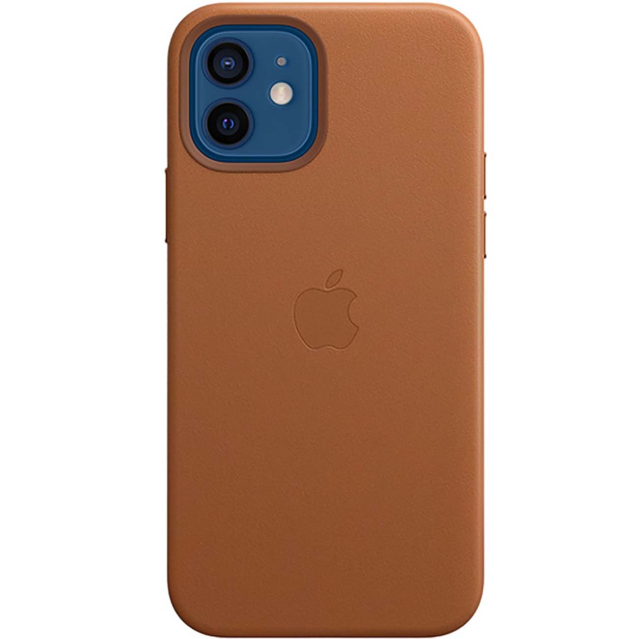 Чехол Apple iPhone 12 / 12 Pro Leather MagSafe Saddle коричневый фото