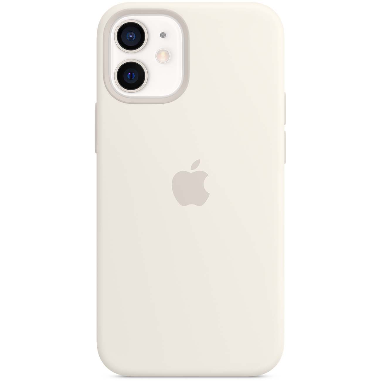 Чехол Apple iPhone 12 mini Silicone MagSafe белый фото