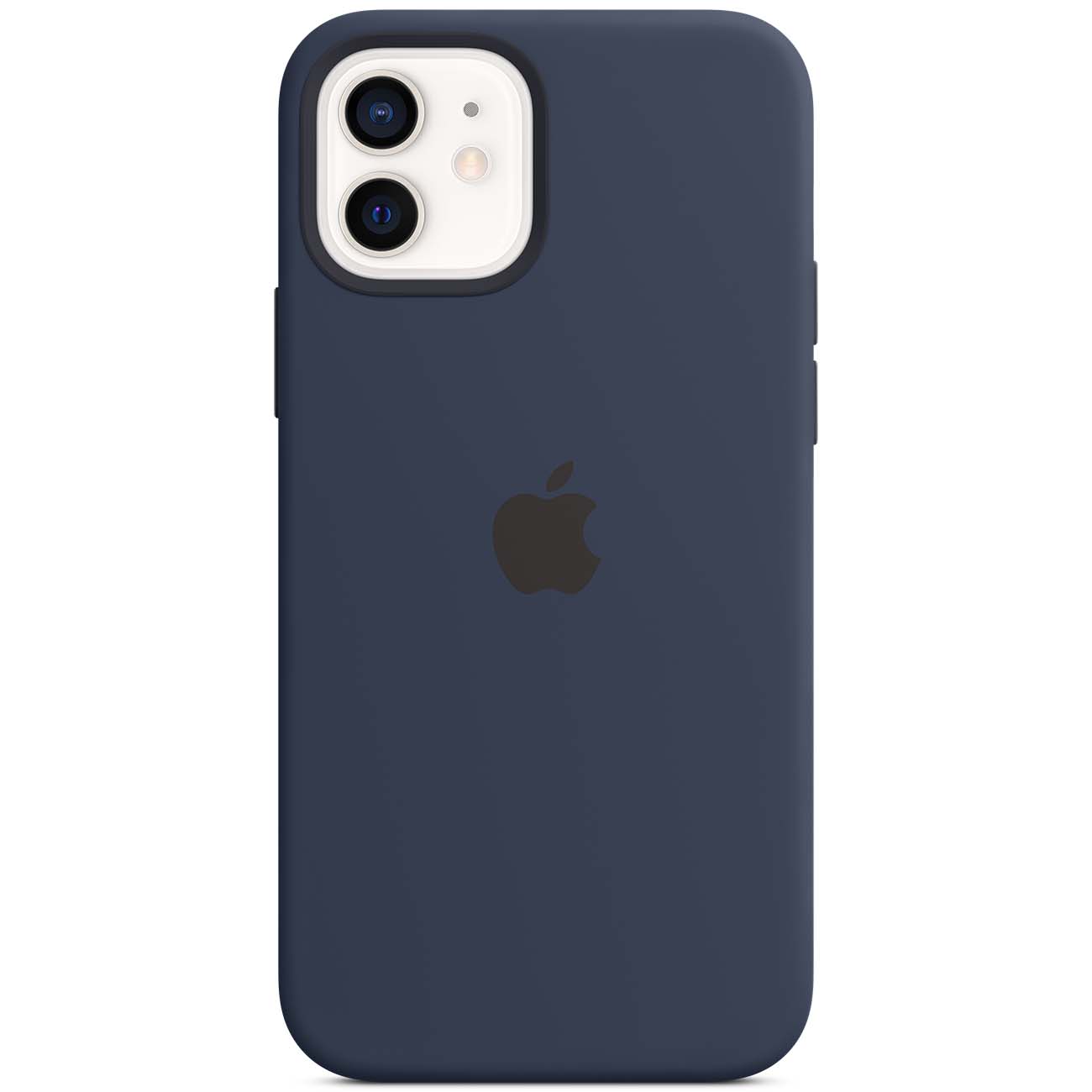Чехол Apple iPhone 12 / 12 Pro Silicone MagSafe Deep нави темно-синий