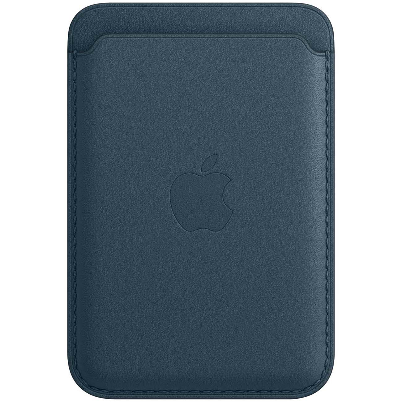Кардхолдер для Apple iPhone Leather Wallet MagSafe Baltic синий