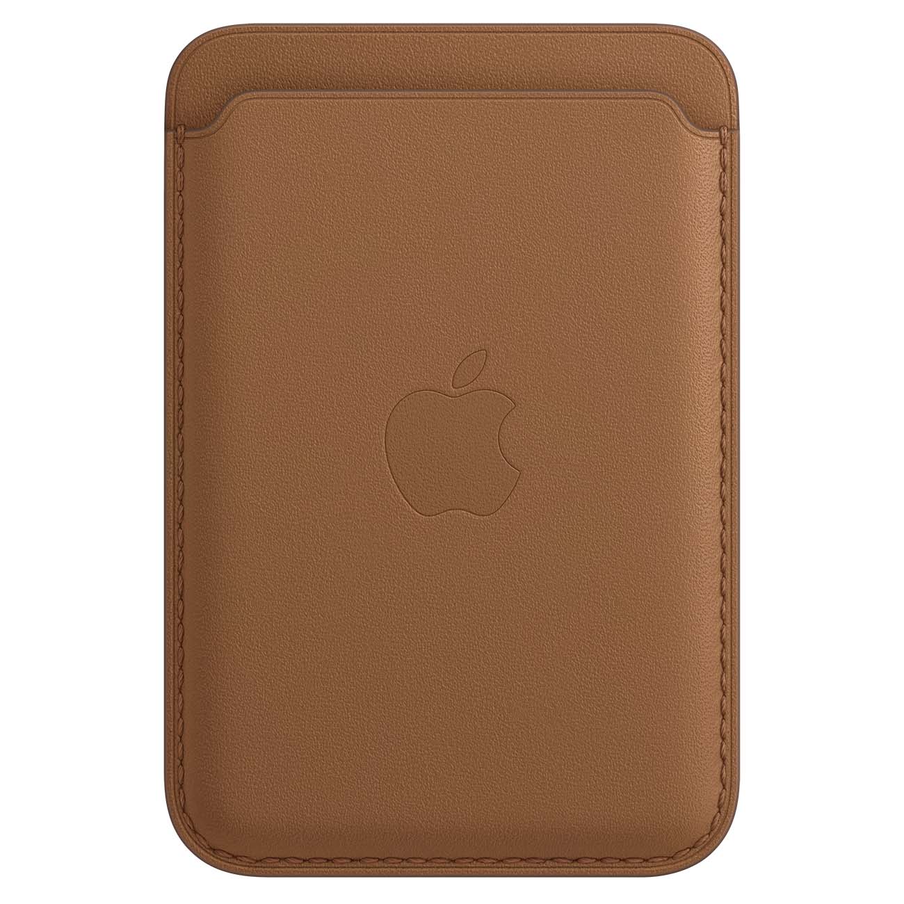 Кардхолдер для Apple iPhone Leather Wallet MagSafe Saddle коричневый фото