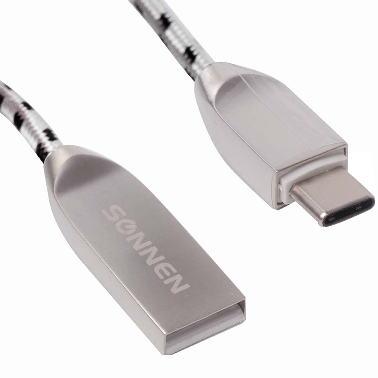Кабель USB Type-C Sonnen USB 2.0-Type-C Premium 1м фото
