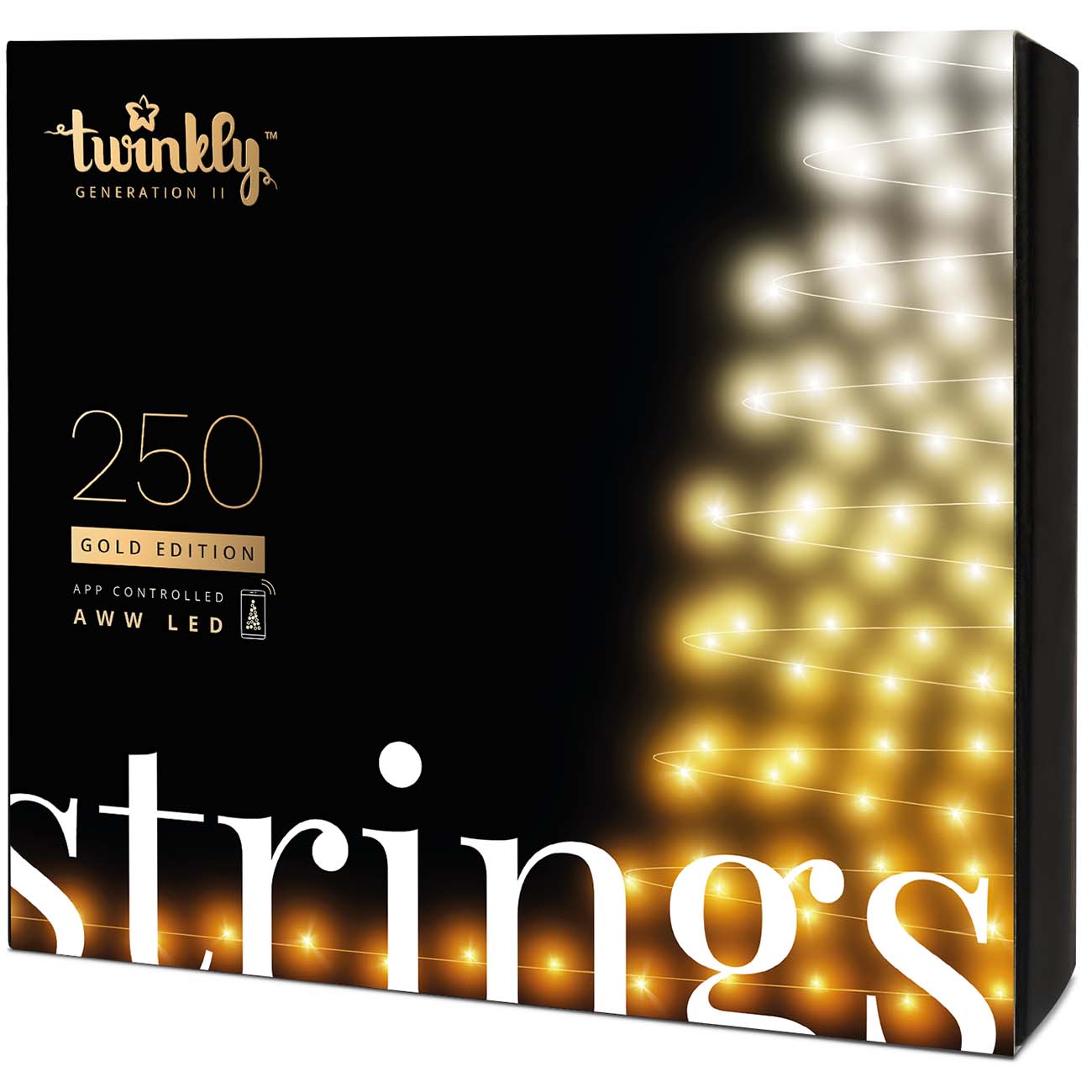 Эл.гирлянда Twinkly Strings TWS250GOP-BEU фото