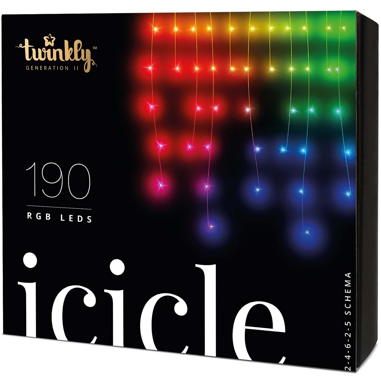Эл.гирлянда Twinkly iCicle TWI190STP-TEU фото