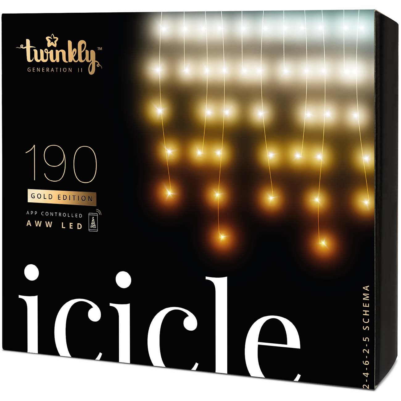Эл.гирлянда Twinkly iCicle TWI190GOP-TEU фото