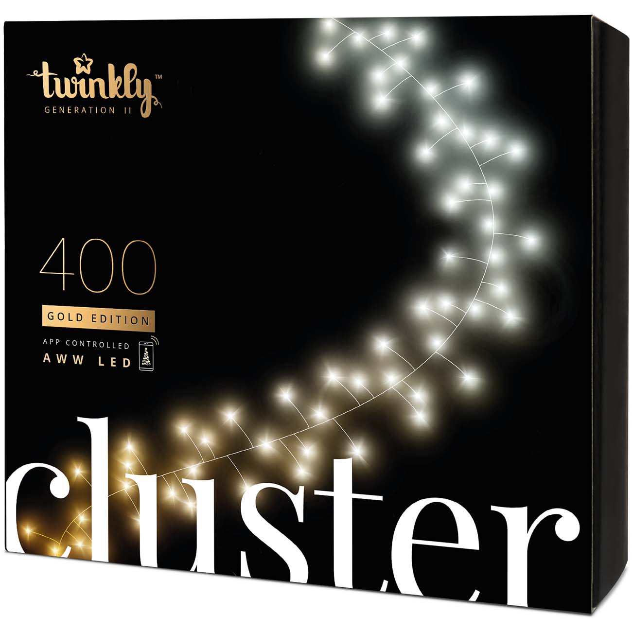 Эл.гирлянда Twinkly Cluster TWC400GOP-BEU фото