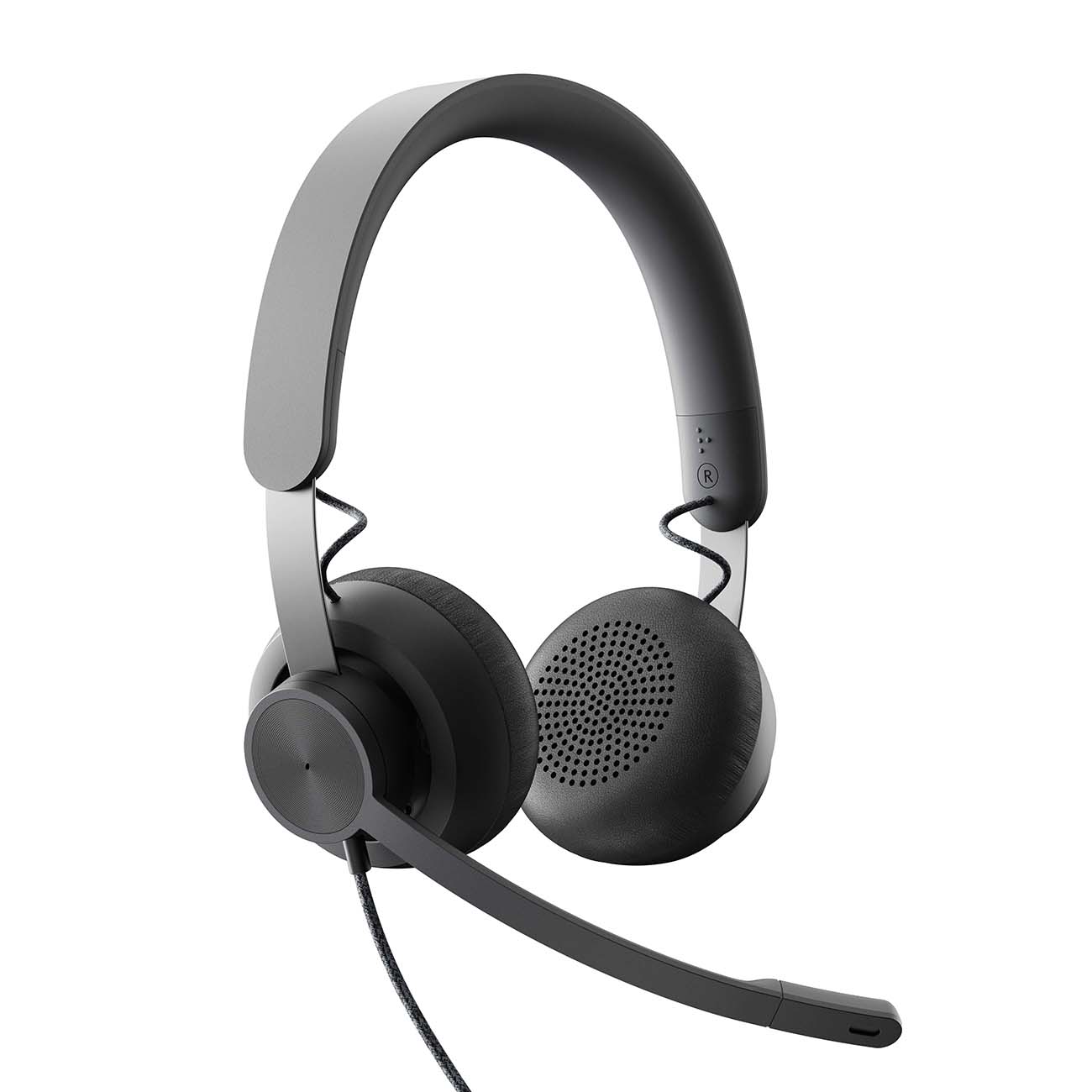 Компьютерная гарнитура Logitech Zone Wired UC Graphite (981-000875)