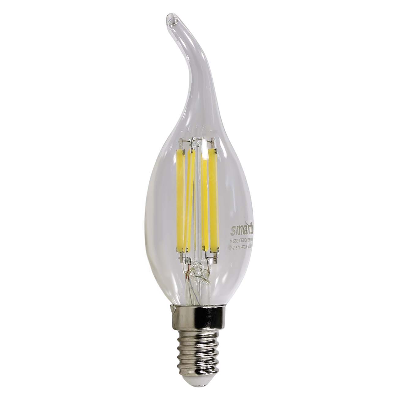 Лампа LED Smartbuy C37-8W/4000/E14 (SBL-C37FCan-8-40K-E14) фото