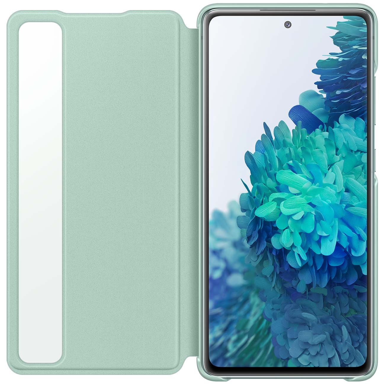 Чехол Samsung Smart Clear View Cover S20 FE Mint (EF-ZG780)