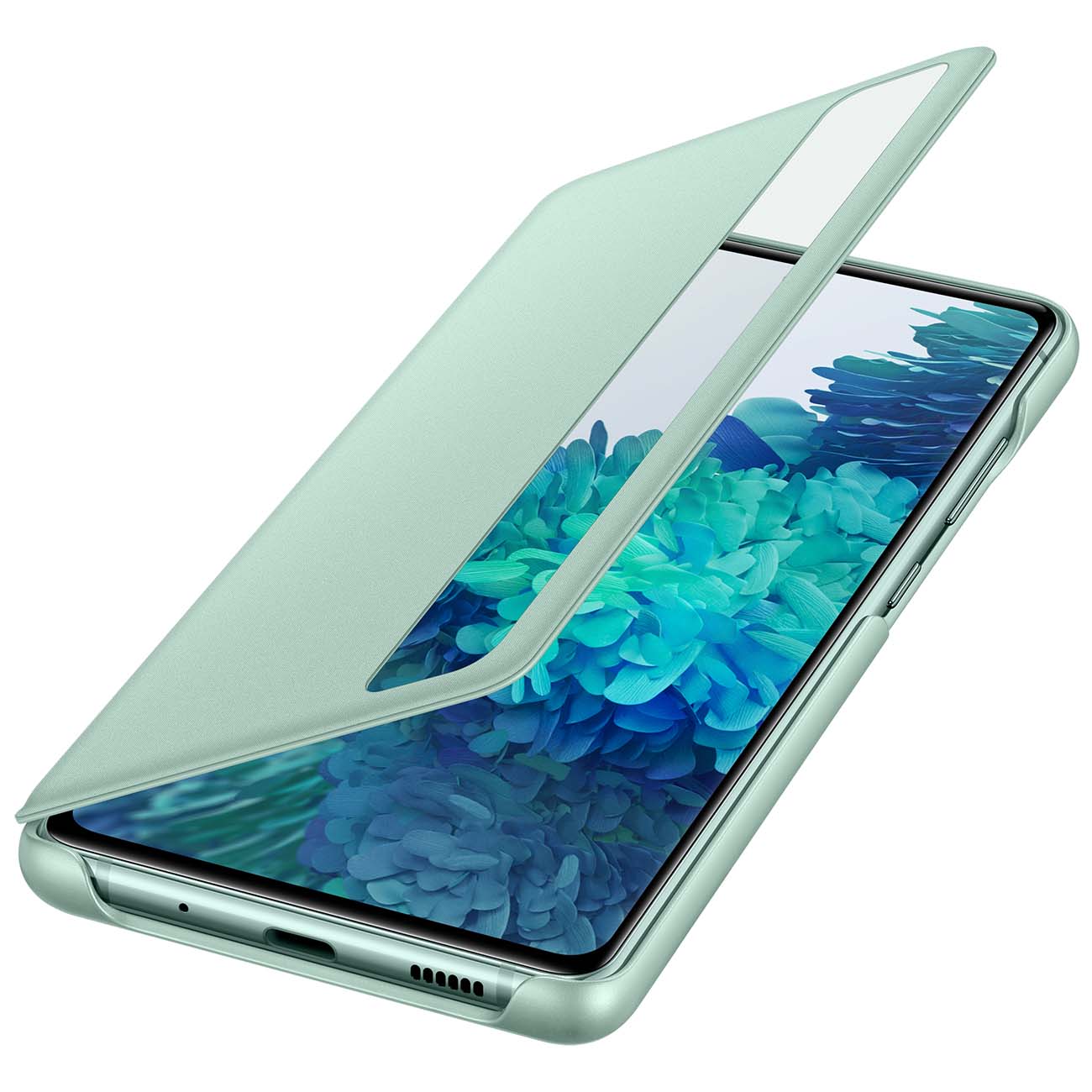 Чехол Samsung Smart Clear View Cover S20 FE Mint (EF-ZG780)