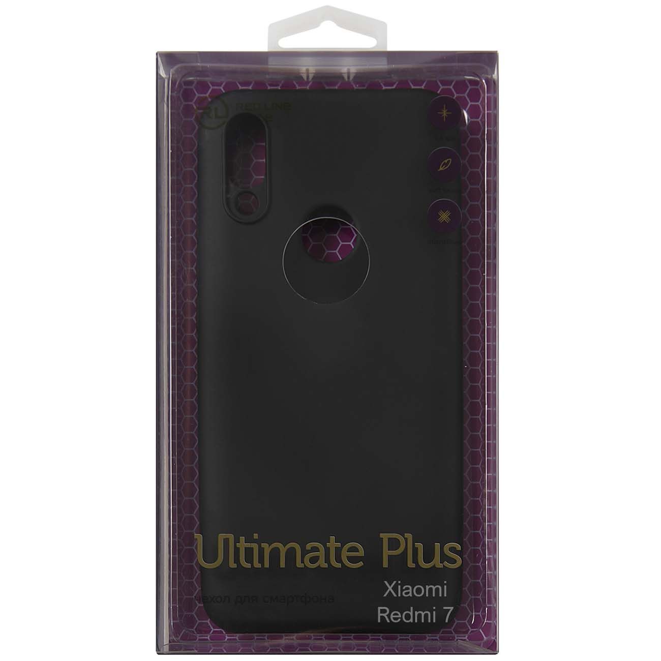 Чехол Red Line Ultimate&nbsp;plus&nbsp;Redmi&nbsp;7&nbsp;черный