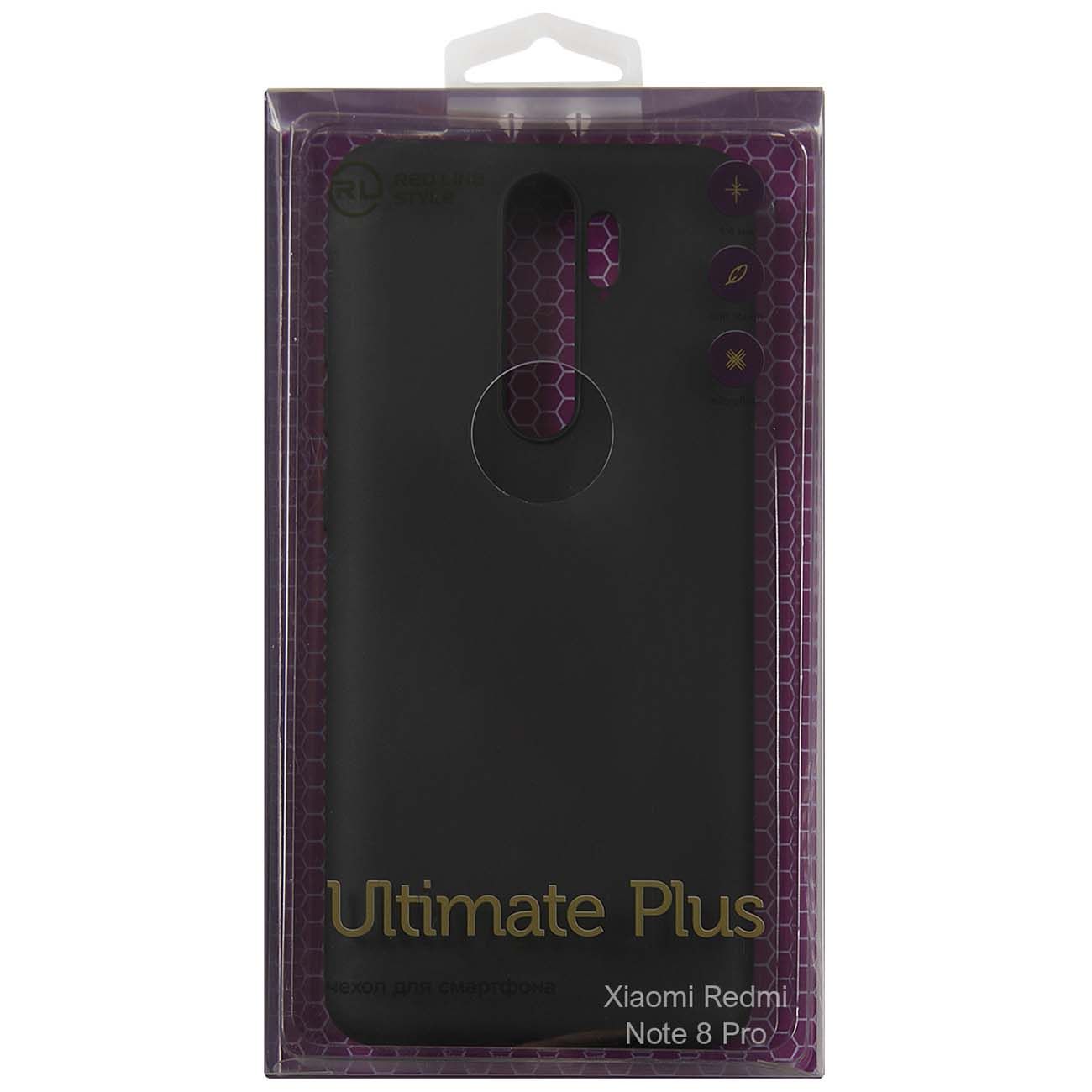 Чехол Red Line Ultimate&nbsp;plus&nbsp;Redmi&nbsp;Note&nbsp;8&nbsp;Pro&nbsp;черный фото