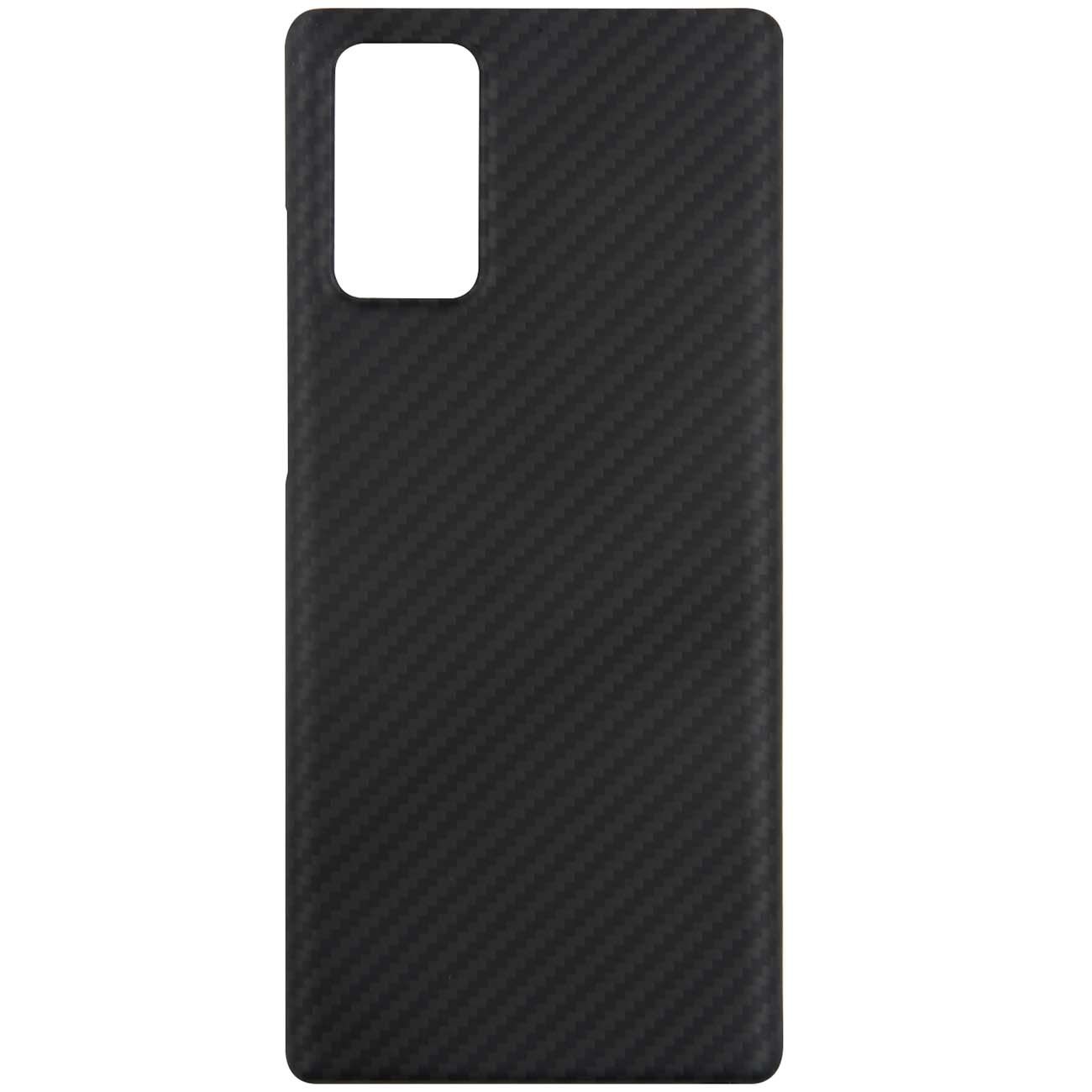 Чехол Barn&Hollis Galaxy Note 20 карбон матовый серый фото