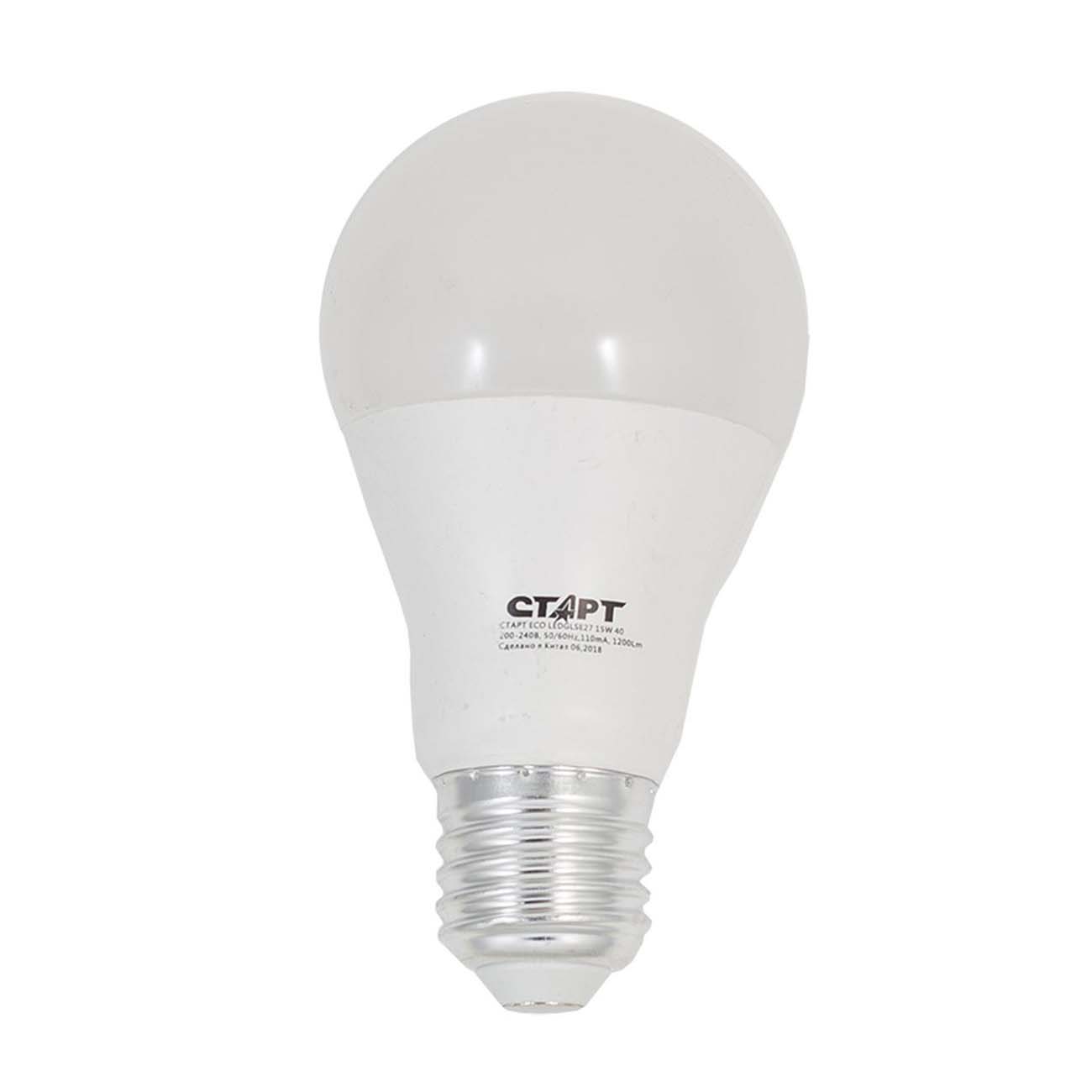 Лампа LED Старт ECO LED GLSE27 15W40 фото